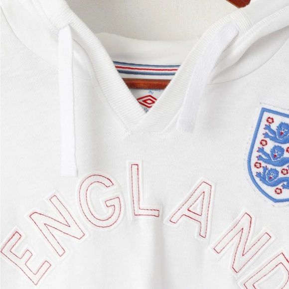 England National Football Team White Hoodie - Picture 3 of 10